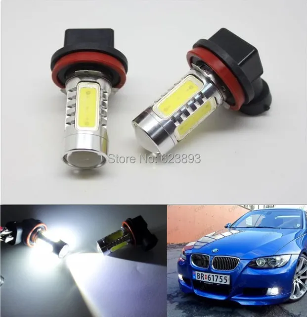 Free shipping, 2x No error Bright White 9006/HB4 LED Fog Light Daytime