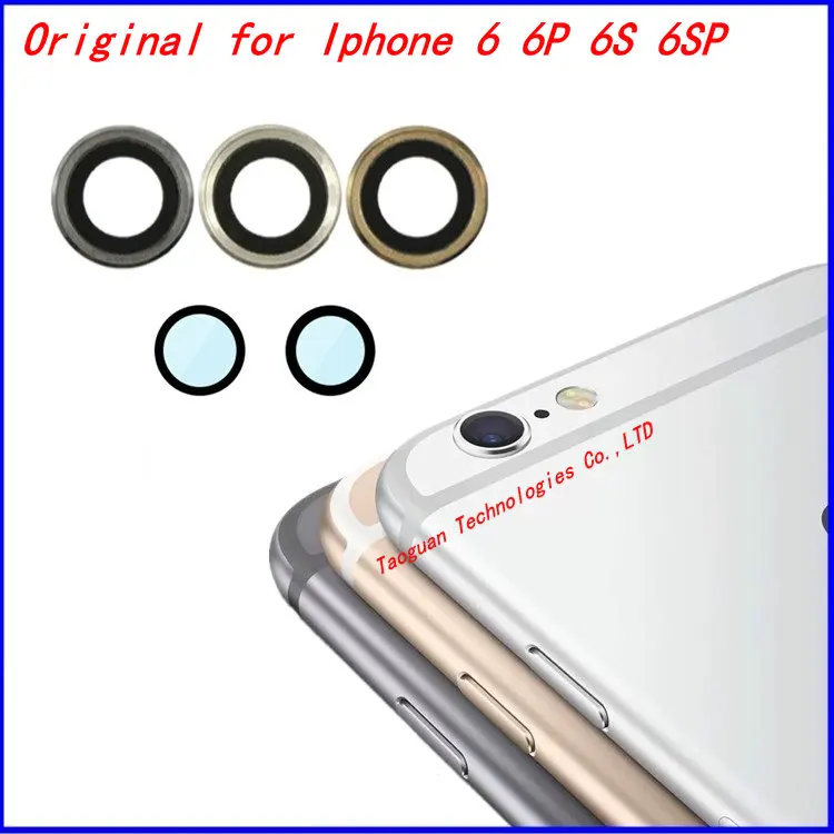 XGE New Sapphire Crystal Back Camera Glass Lens with Frame repair