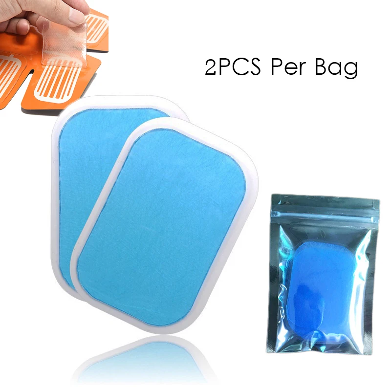 

2PCS Hydrogel Gel Stickers For EMS Trainer Muscle Stimulator Gel Pads Abdominal Fitness Abdomen Slimming Massage Machine