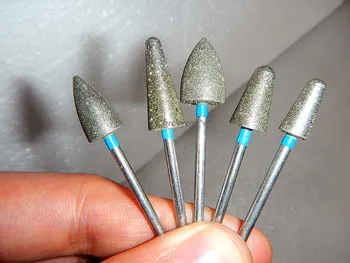 

10pcs Dental Lab Assorted Diamond Burs Millers Tooth Drill Jewelers