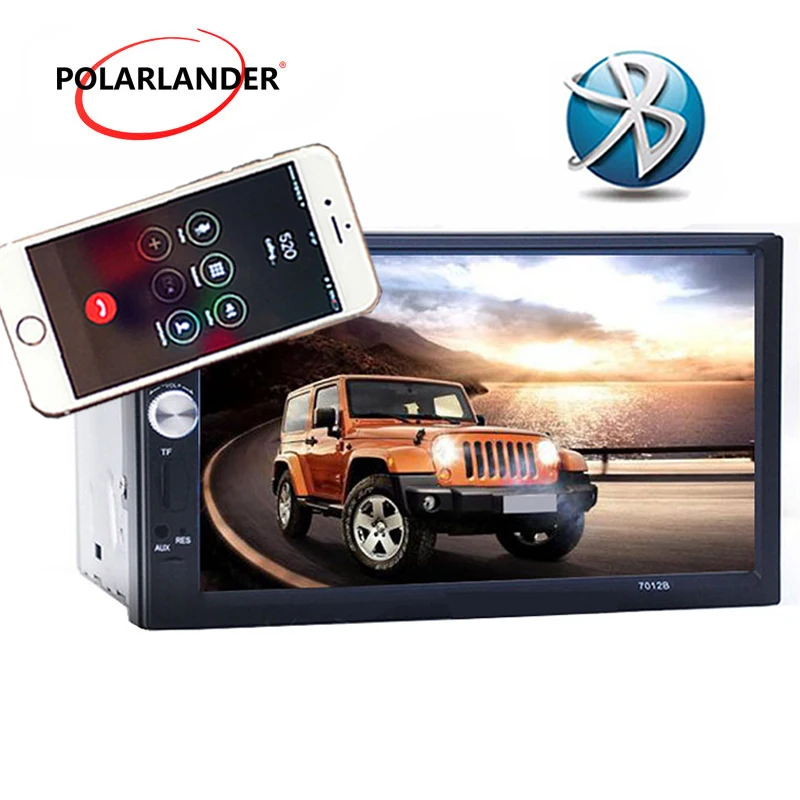 Автомагнитола 7 &quot2 Din lcd сенсорный экран радио Кассетный проигрыватель bluetooth