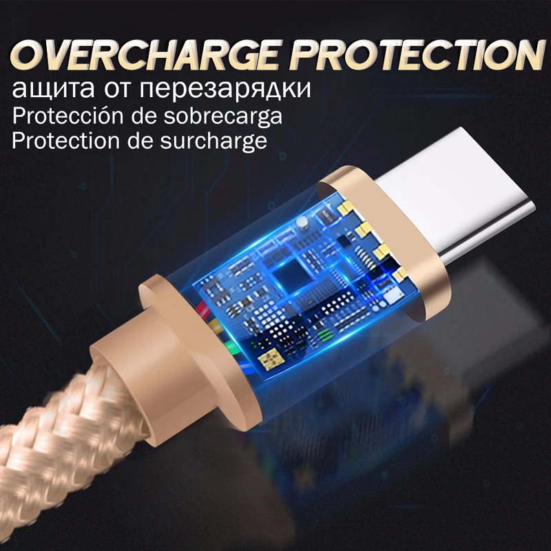 Кабель usb type-C для быстрой зарядки кабель USB type-C для samsung A50 S9 S8 Note 9 8 huawei Xiaomi Redmi Note 7 mi9 USB C шнур для передачи данных