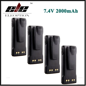 

4x Eleoption 7.4V HNN9013 HNN9013A HNN9013B HNN9013DR HNN9013D_R Battery For Motorola Radio GP328 GP338 HT750