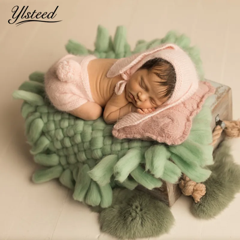 Ylsteed реквизит для детской фотосъемки крючком короткое одеяло фон новорожденных
