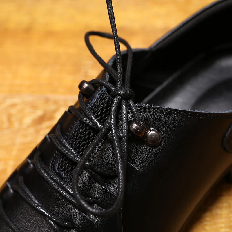 Новинка; мужские кожаные туфли; модные корейские мужские лоферы; удобные деловые туфли с носком; Мужские модельные туфли; свадебные туфли с острым носком