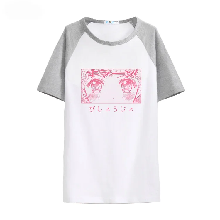 Японская Милая женская футболка с комиксами, мягкая футболка в стиле Харадзюку, Сейлор Мун, молочный шелк, Kawaii, белые футболки, женские Графические футболки