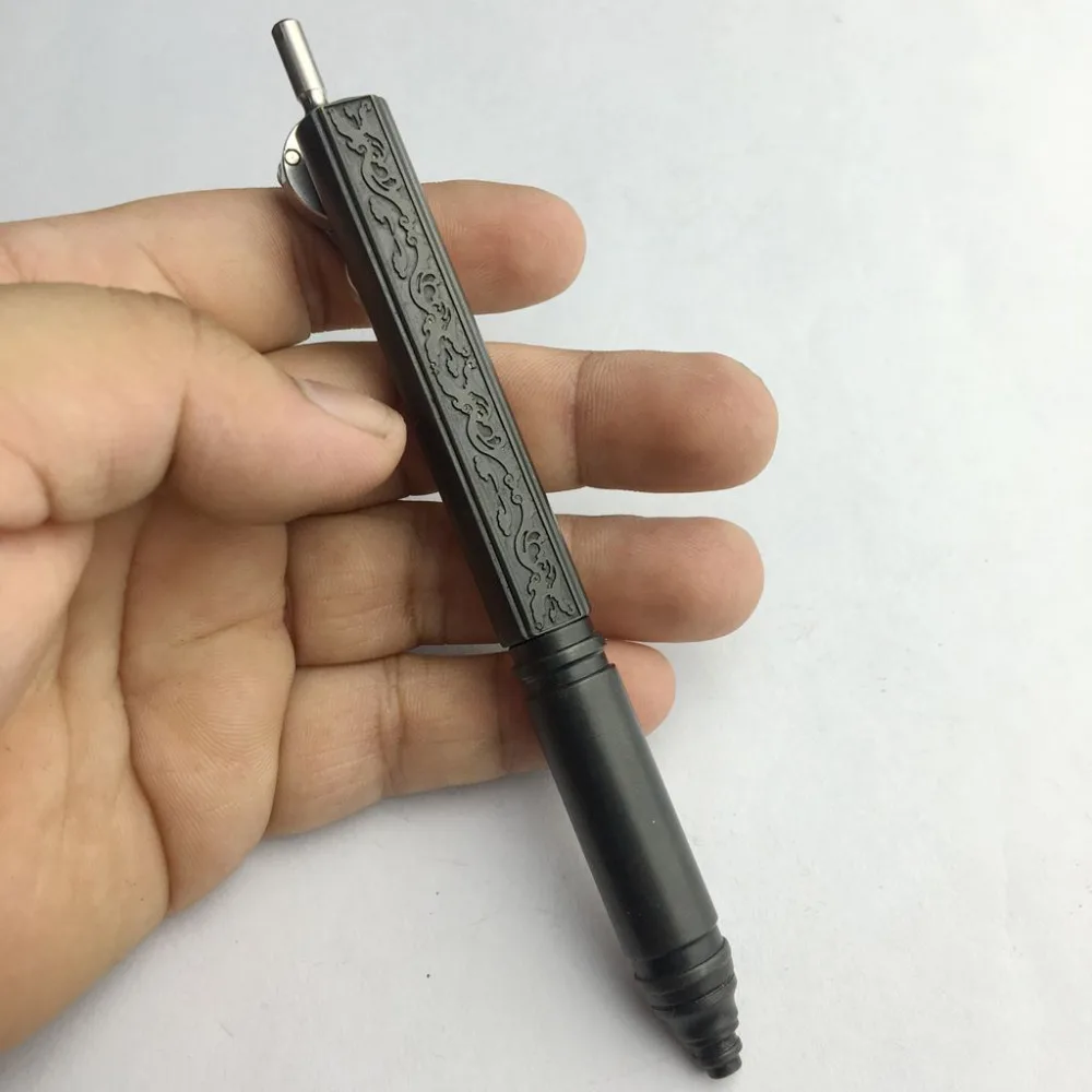 Пишущие инструменты EDC твердая латунная ручка винтажная резная нержавеющая