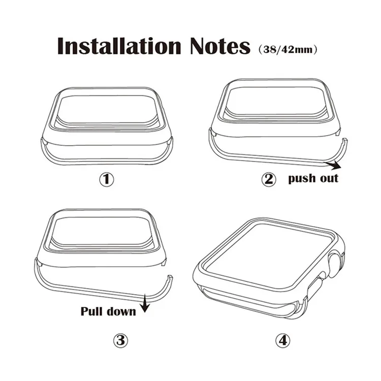 Crystal Diamond Watch Case For Apple Watch Shell frame (22)