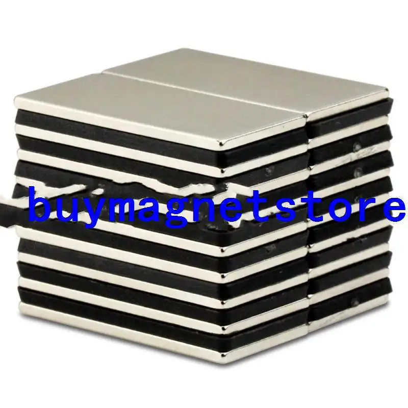 5 шт. супер сильная Магнитная полоска блок Cuboid 40*20*2 мм Редкоземельные неодимовые