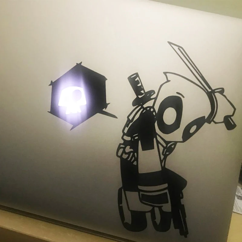 Стильная Виниловая наклейка для ноутбука в стиле граффити Дэдпула Apple MacBook Air Pro