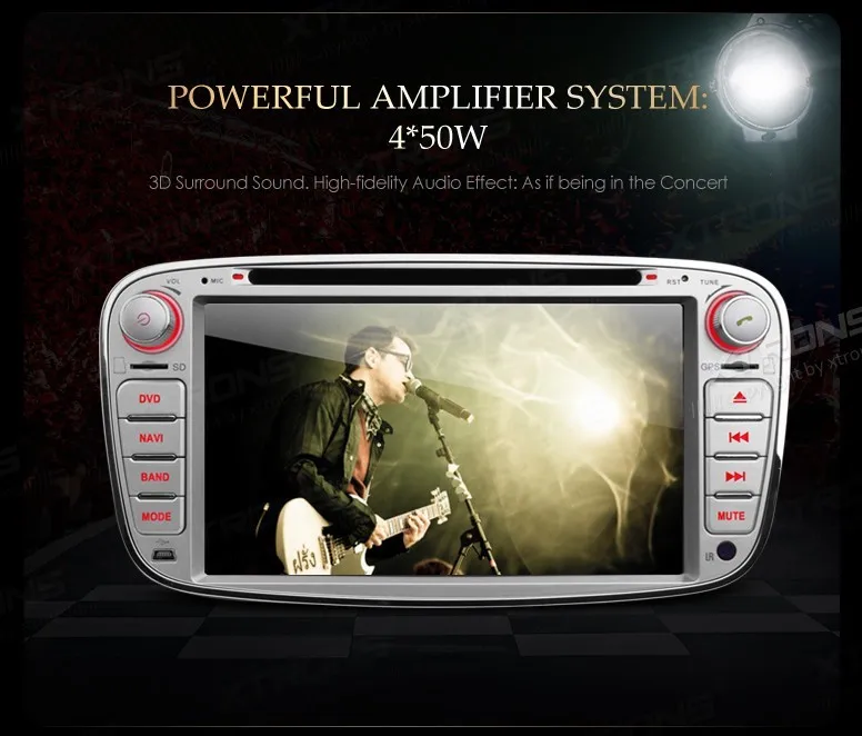 Flash Deal 7" HD Silver Special Car DVD for Ford Focus 2007-2010 & S-Max 2008-2011 & Mondeo 2004-2011 & C-Max 2008-2010 & Galaxy 2010-2011 11