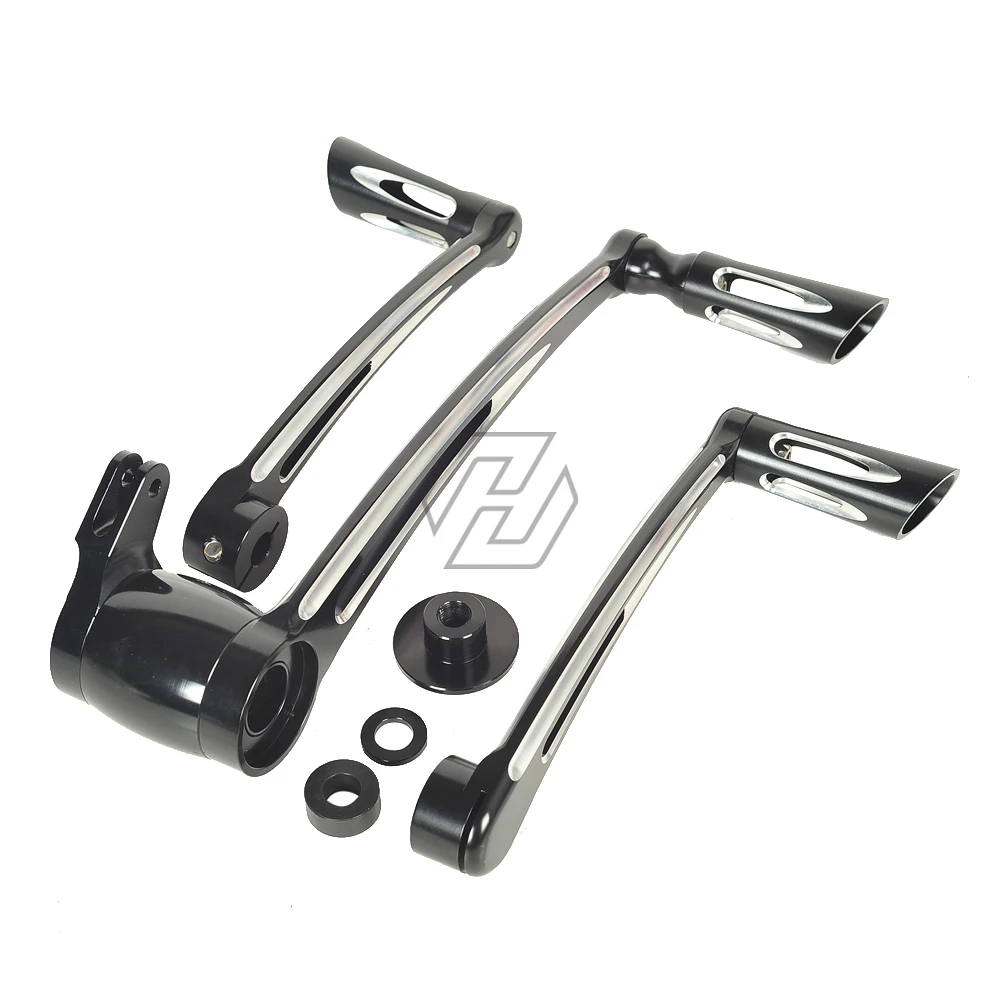 

Deep Cut Brake Arm Pedal Kit+Shifter Lever case for Harley Touring Electra Glide 1997-2013