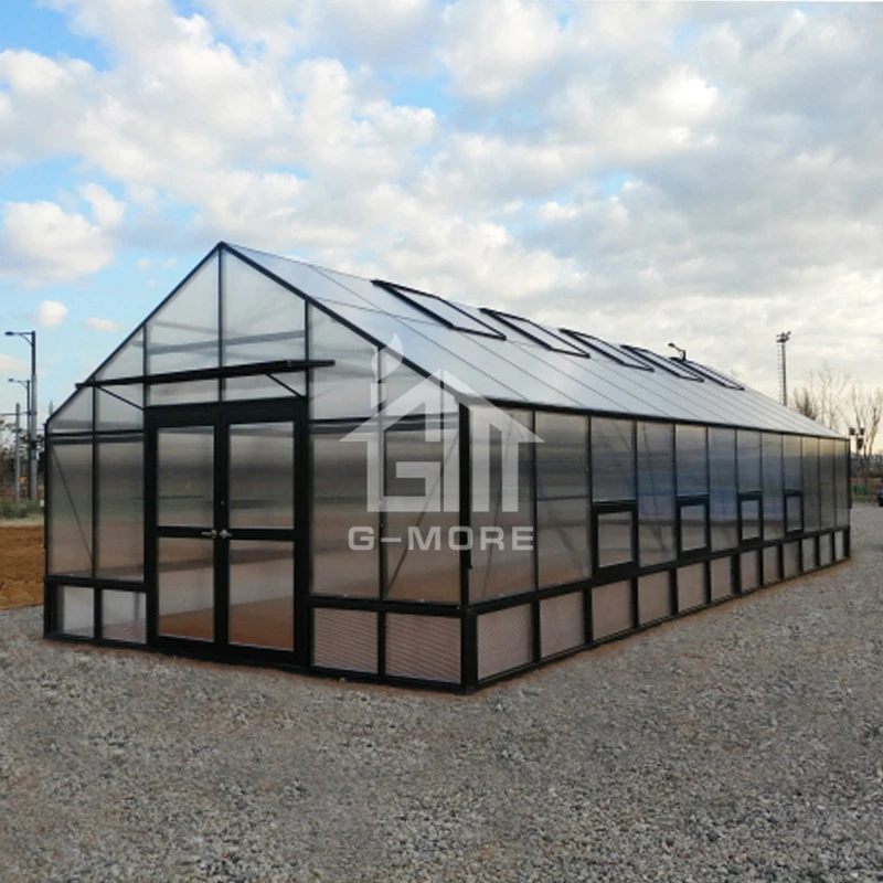 

Outdoor Polycarbonate sheet garden Green house, aluminum profiles greenhouse