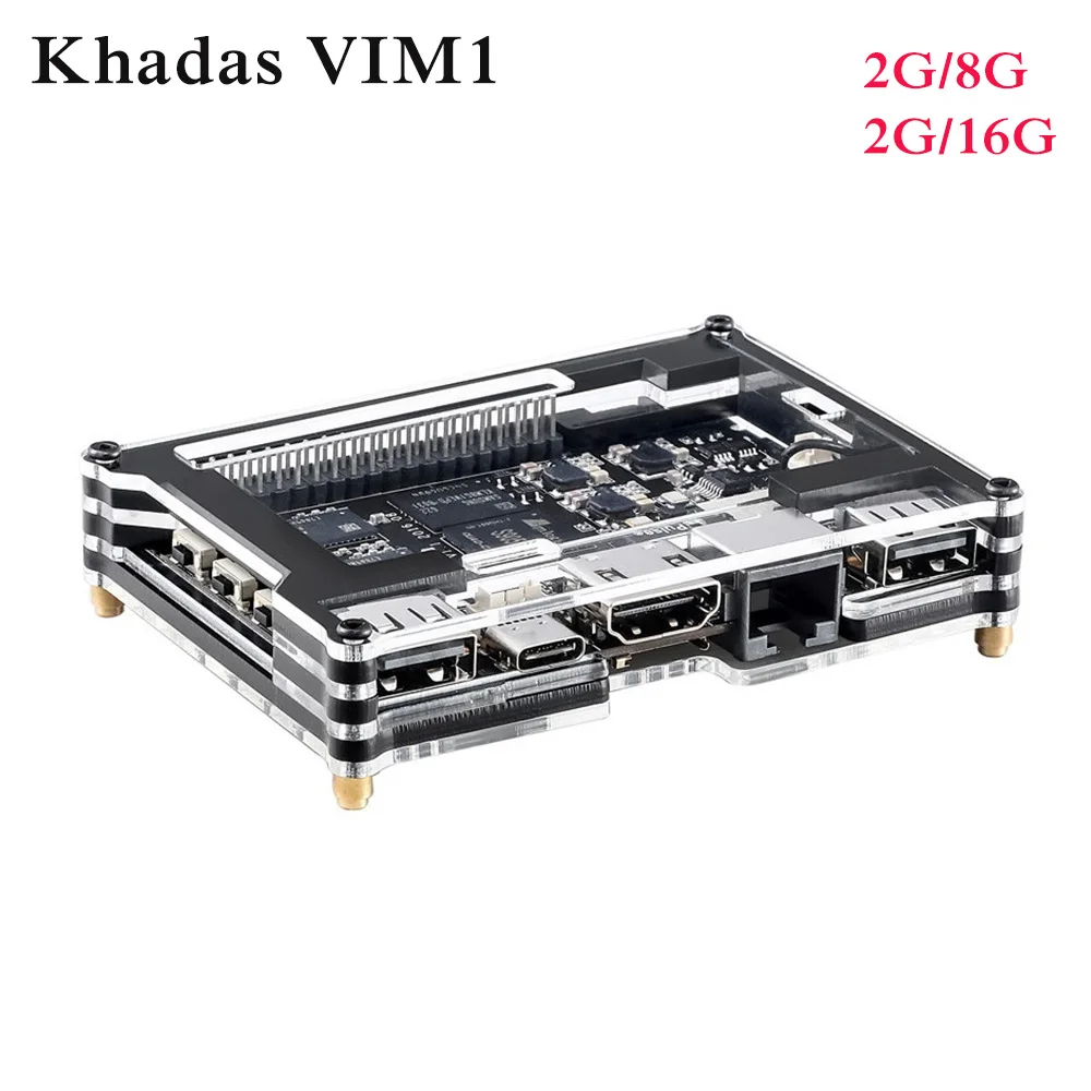  Khadas Vim1 An Open Source TV Box Amlogic S905X Quad-Core Amlogic S905X  DIY Set-top Box, Support Abundant Embedded System