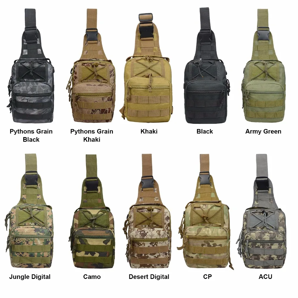  US Warehouse Military Tactical Bag Men Nylon Cross Shoulder Bags for Outdoor Hiking Camping Travel  - 32943530590