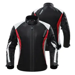 Духан мотоциклетная Мужская куртка дышащая гоночная Защитная Экипировка съемный протектор Ретро летняя мотоциклетная куртка одежда для
