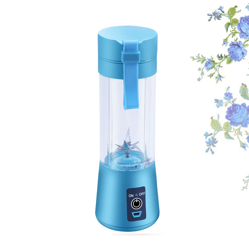 

Blades Mini USB Rechargeable Portable Electric Fruit Juicer Smoothie Maker Blender Machine Sports Bottle Juicing Cup Dropship