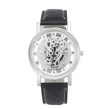 men watch 2017 casual gentleman clock male great sale hot new Fashion Man is Hollow-out Quartz Watch quartz wristwatch P*21