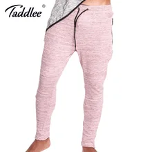 Taddlee брендовые длинные штаны милые штаны Jogger мужские джинсы с открытой щиколоткой узкие джинсы Активный Хлопок