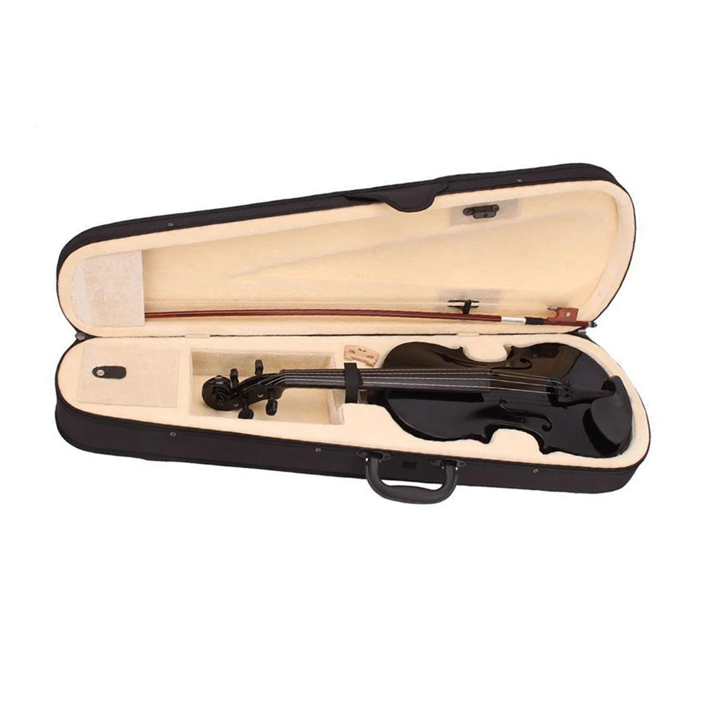 TONGLING-High-Quality-Student-Beginner-Black-Violin-4-4-Violino-Fiddle-w-Case-Bow-Rosin-Full (5)