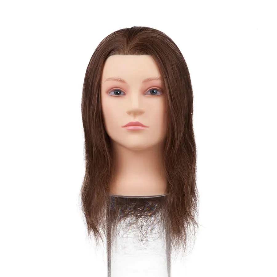 

Factory Price 14 Inch Raw Russia Human Hair Mannequin Training Head For Black Women