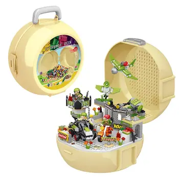 

Creative kids toy Plastic Kids Military Building Blocks receiving BOX DIY Bloks Early Educational Toys For Children
