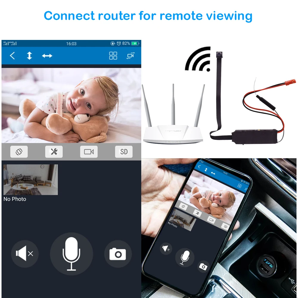 IP Remote сетевая камера Гибкая Micro Cam Mini DV видеокамера мини Wi Fi камера 1080 P Full HD видео аудио регистраторы