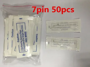 

Professional 7F 50pcs 3D Embroidery Manual Tattoo Pen Machine blade needles