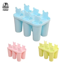 Медведь мультфильм крем замороженный кубик льда Форма для мороженого для леденцов Плесень лоток кухня DIY