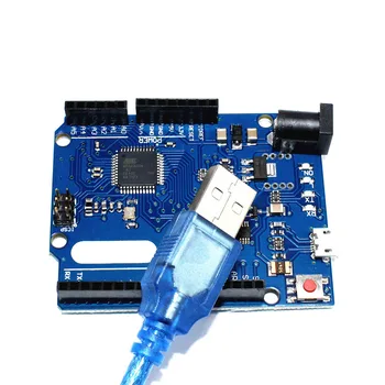 

For arduino Leonardo R3 Microcontroller Atmega32u4 Development Board With USB Cable Compatible for arduino diy electronic kit