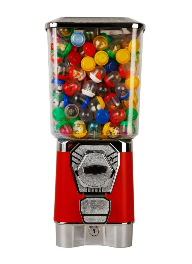 GV18F Candy vending machine Gumball Machine Toy Capsule/Bouncing Ball ...
