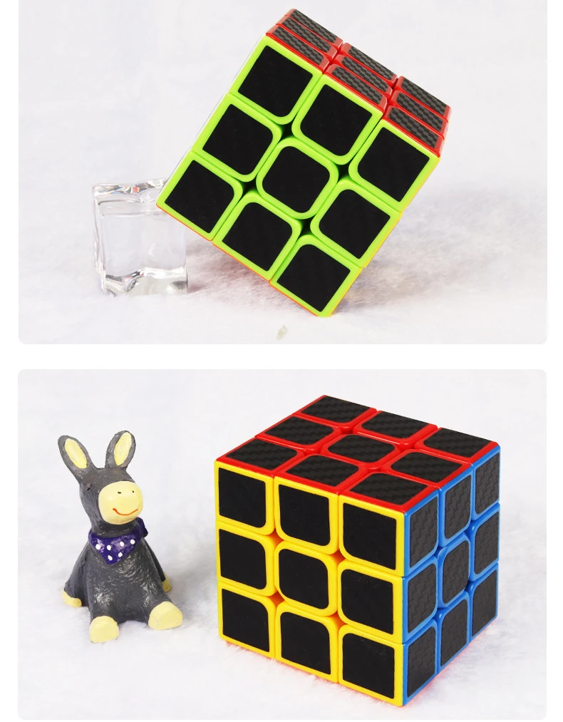 Moyu Yuhu волшебный куб, 3x3x3 карбоновое волокно cubo magico и Скорость куб Игра Головоломка cyclone boys cubo magico, обучающие игрушки