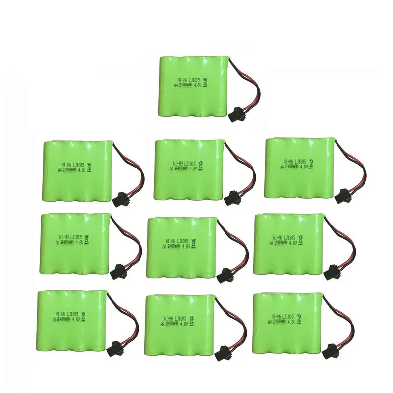 

10pcs /lot 4.8V 2600mAh battery Remote Control toy electric lighting security facilities 4*AA NI-MH battery RC car UJ99 TOYS
