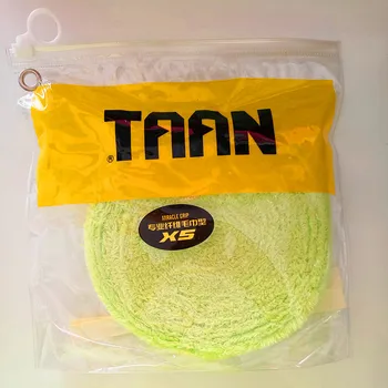 

Genuine TAAN X5 Fiber Towel Sweatband Super Soft Grip Feel Towel Adhesive Badminton Racket Hand Glue Tennis Racket Grip