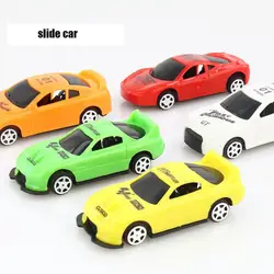 5 шт./компл. творческих детей мини игрушечный автомобиль милые Пластик Цвет ful версии скользя мини игрушки для детей подарок на день