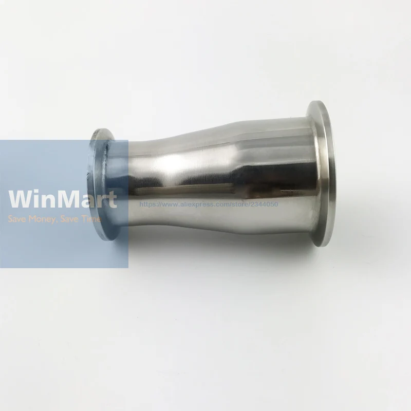 

32mm Turn to 25mm Pipe O/D Tri Clamp connection Reducing 304 Stainless Steel Sanitary Reducer Pipe Fitting For Homebrew