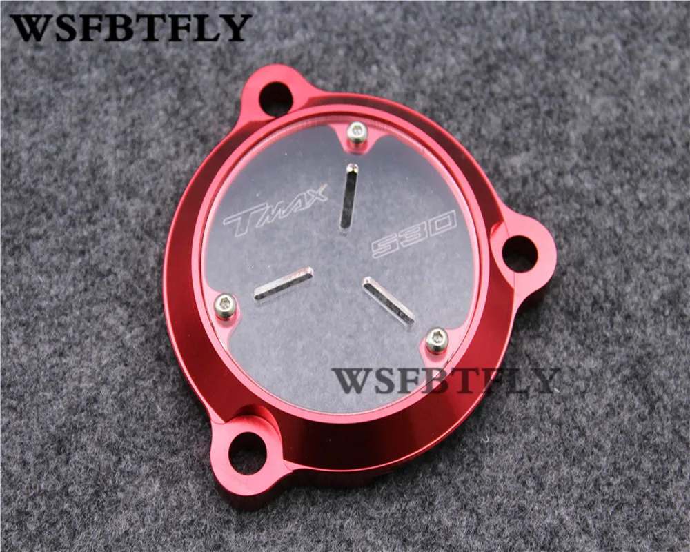

Red Motorcycle Front Sprocket Cover For YAMAHA TMAX 530 T-MAX530 SX/DX 2017 17