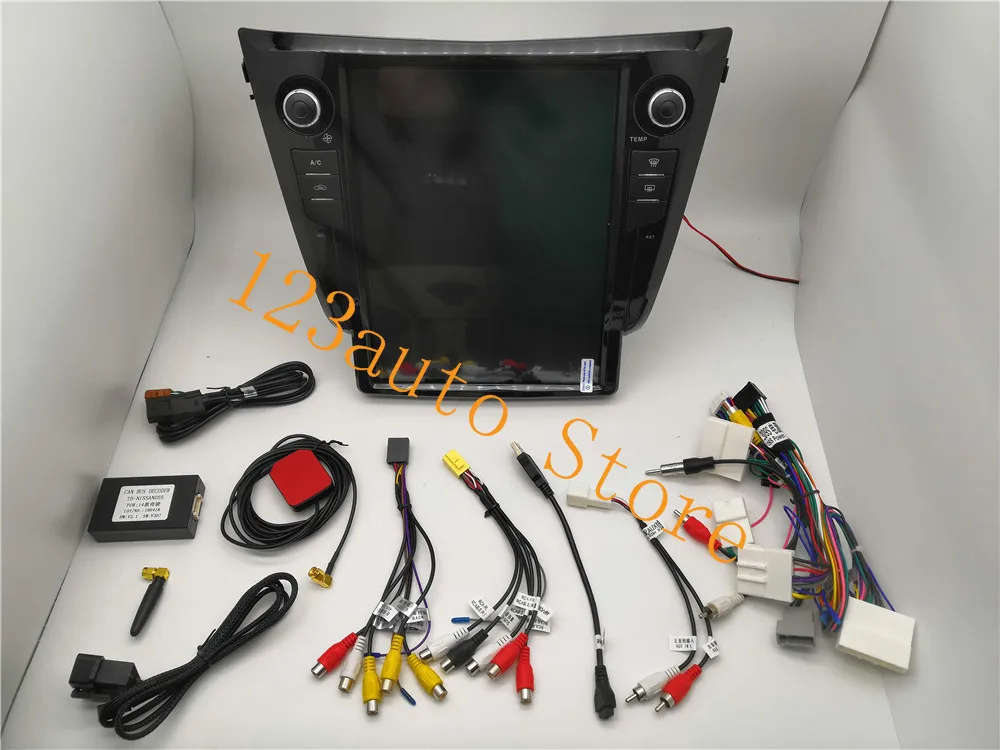 12,1 ''PX6 Tesla Стиль Android 8,1 автомобиля DVD gps плеер навигации для NISSAN X-TRAIL Qashqai 2013
