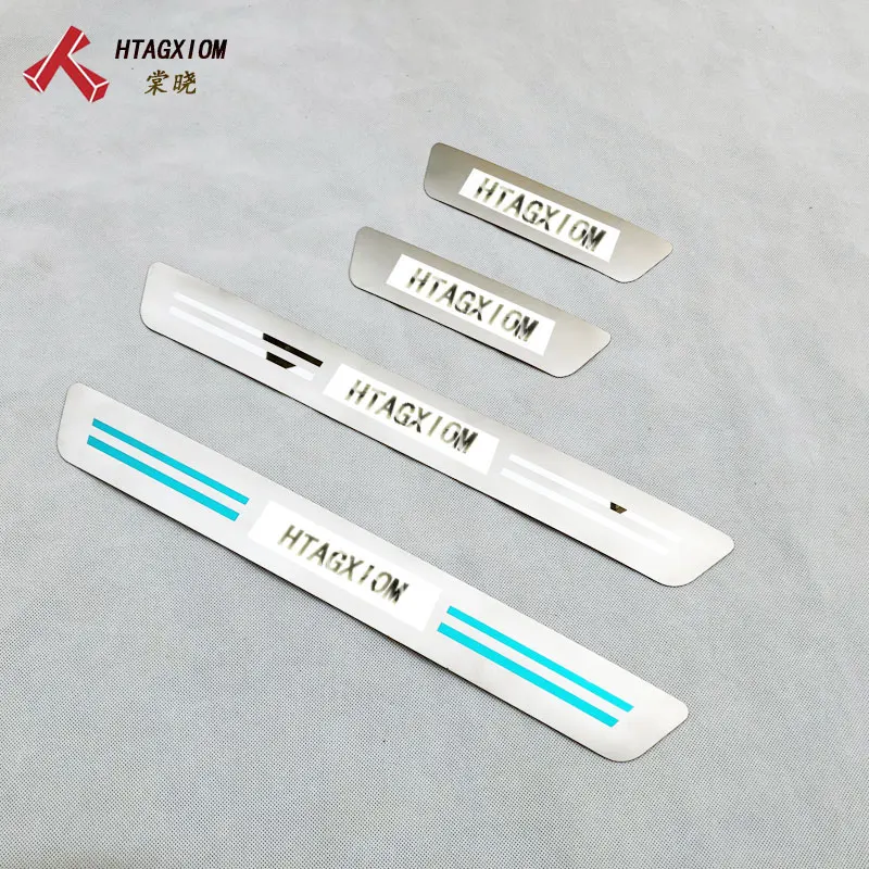 

for MERIVA B 2010 - 2017 Door Sills Sill Scuff Plate Pedal Cover for Vauxhall Meriva Car Styling Sticker Auto Accessories 4 Pcs