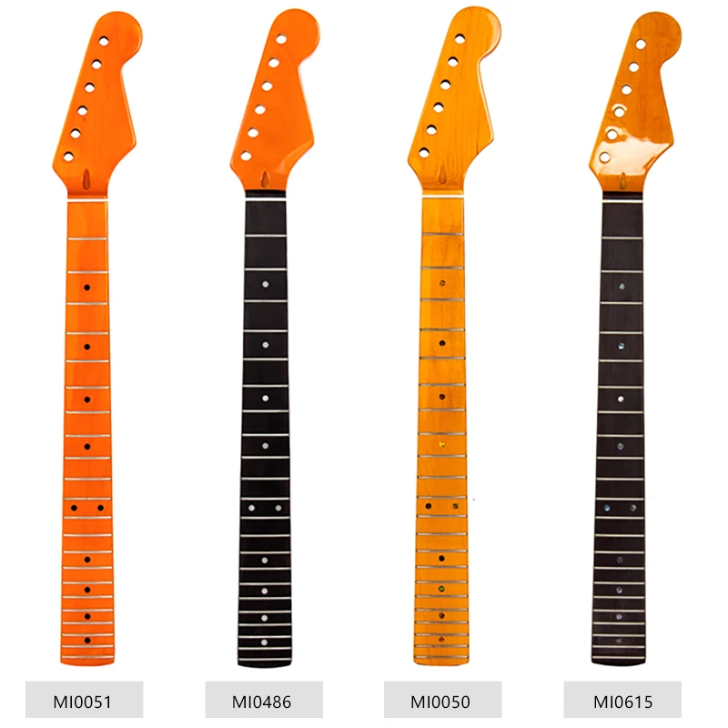 Beste Kmise Elektrische Gitaar Hals Canada Maple 22 Fret Vintage Tint Gloss Bout Op Gitaar Onderdelen Accessoires