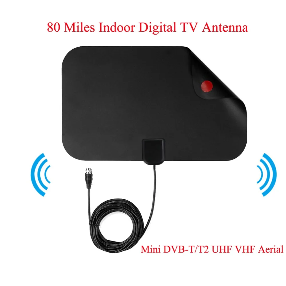 80 Miles Digital Indoor TV Fox Antenna Receiver Analog TVFox Antena