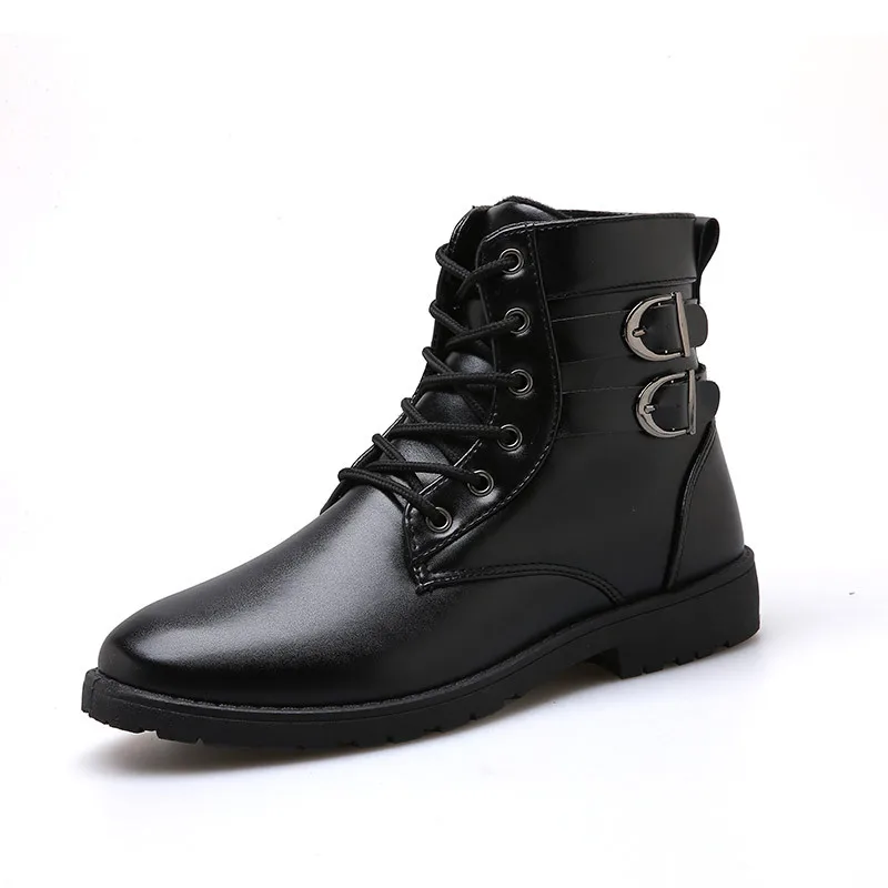 2018 Winter New Fashions Men's Casual Boots Korean High Warm And Comfortable Desert Army Fashion. |