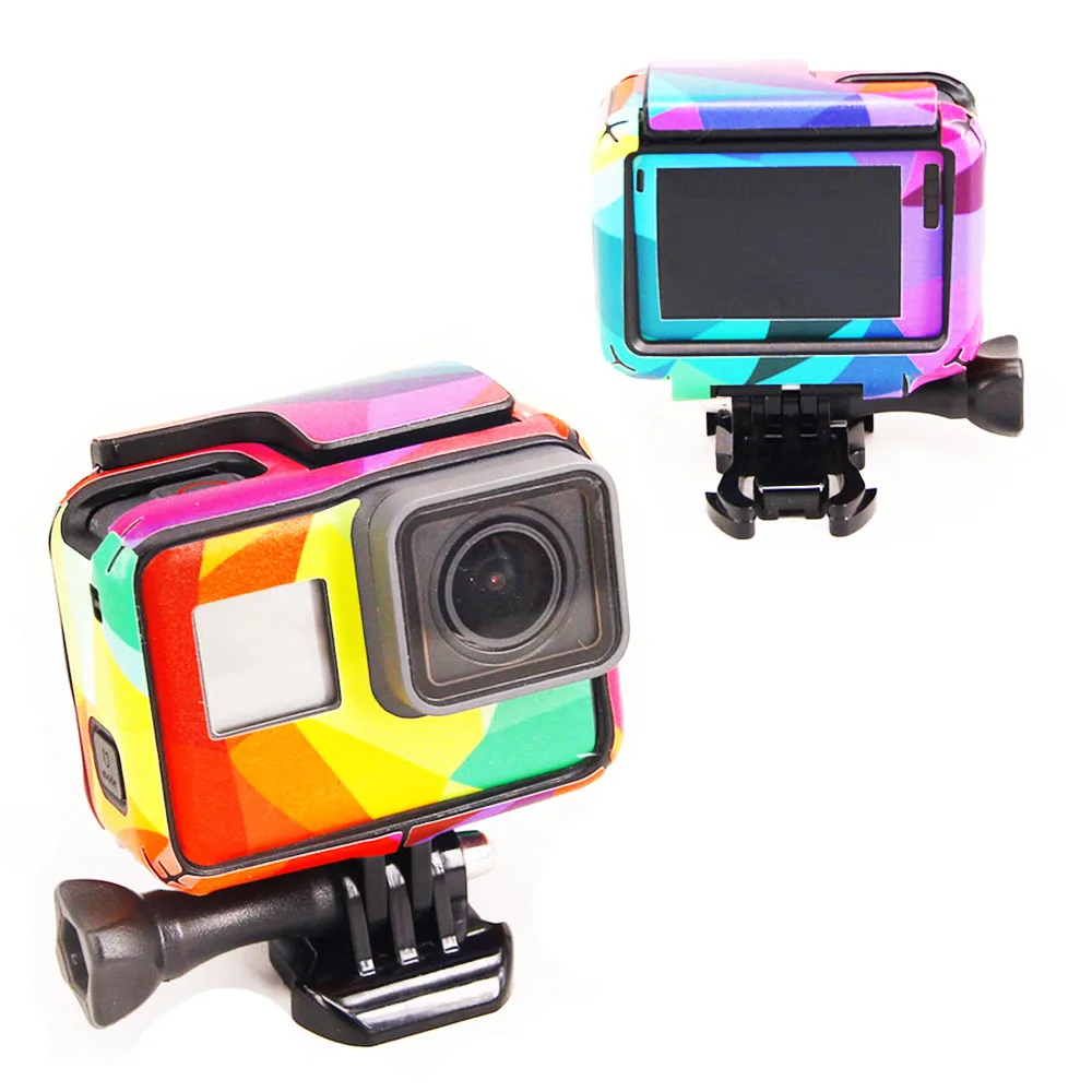 Аксессуары для камеры Go Pro Hero5/6/7 защитный чехол Gopro Hero 5 6 7 наклейки экшн камеры|for