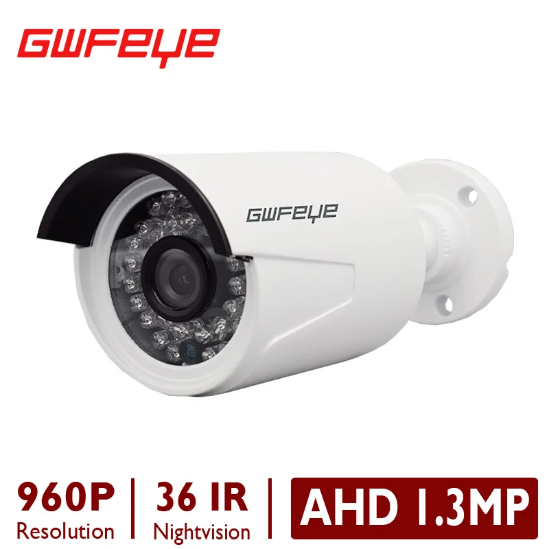 GWFEYE AHD 1.3MP Night Vision HD CCTV Cameras Sony imx225 720P China Cheap AHD Outdoor Waterproof Security CCTV Cameras 36PCS IR