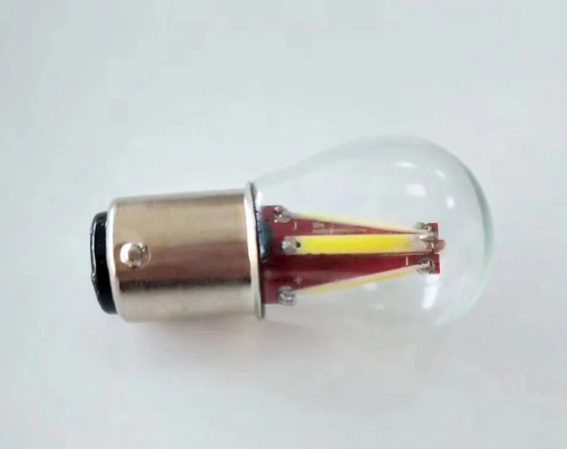 2 шт. 4 филамента чип LED P21W Ba15s Bay15d Автомобильный свет 1156 1157 P21/5 Вт авто автомобиль