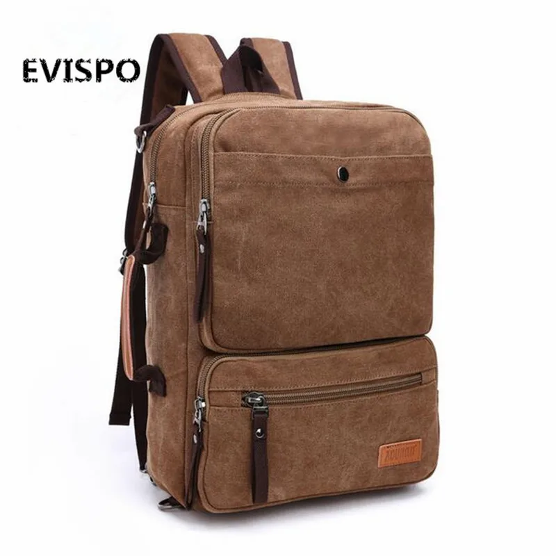 

2016 New Super Quality Canvas Backpack Men Mochila Masculina Korean Vintage Male Backpacks Preppy Style Backpacks For Teenagers