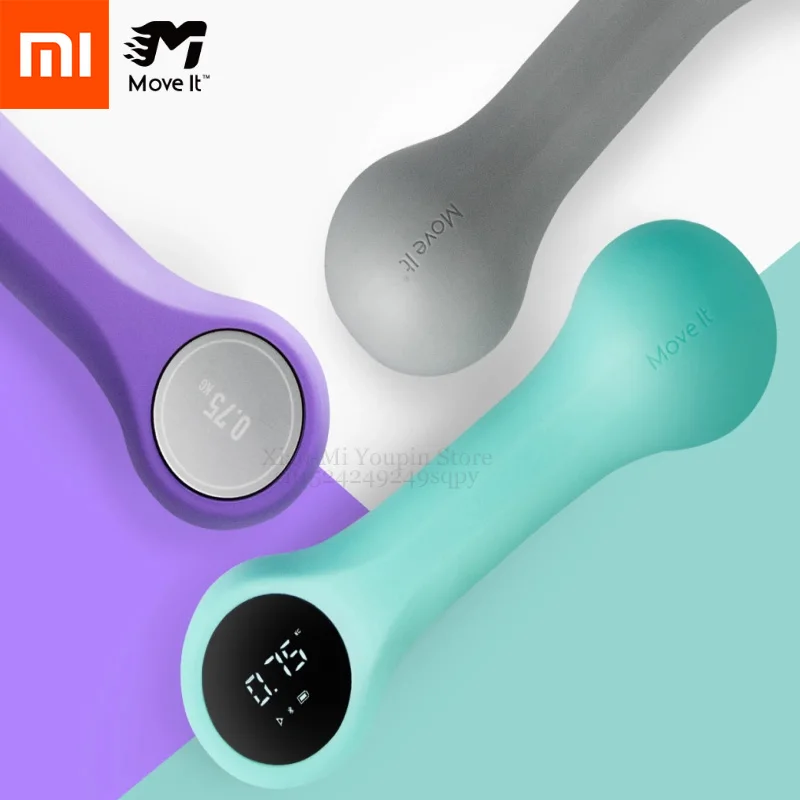 Xiaomi Move It Beat гантели портативный мини usb зарядка триколор Смарт спортивные гантели фитнес оборудование