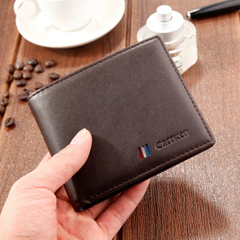 

Men Short Wallet Ultra-thin Multi-card Hand Holding Purse Credit Card Holder Organizer WF 668