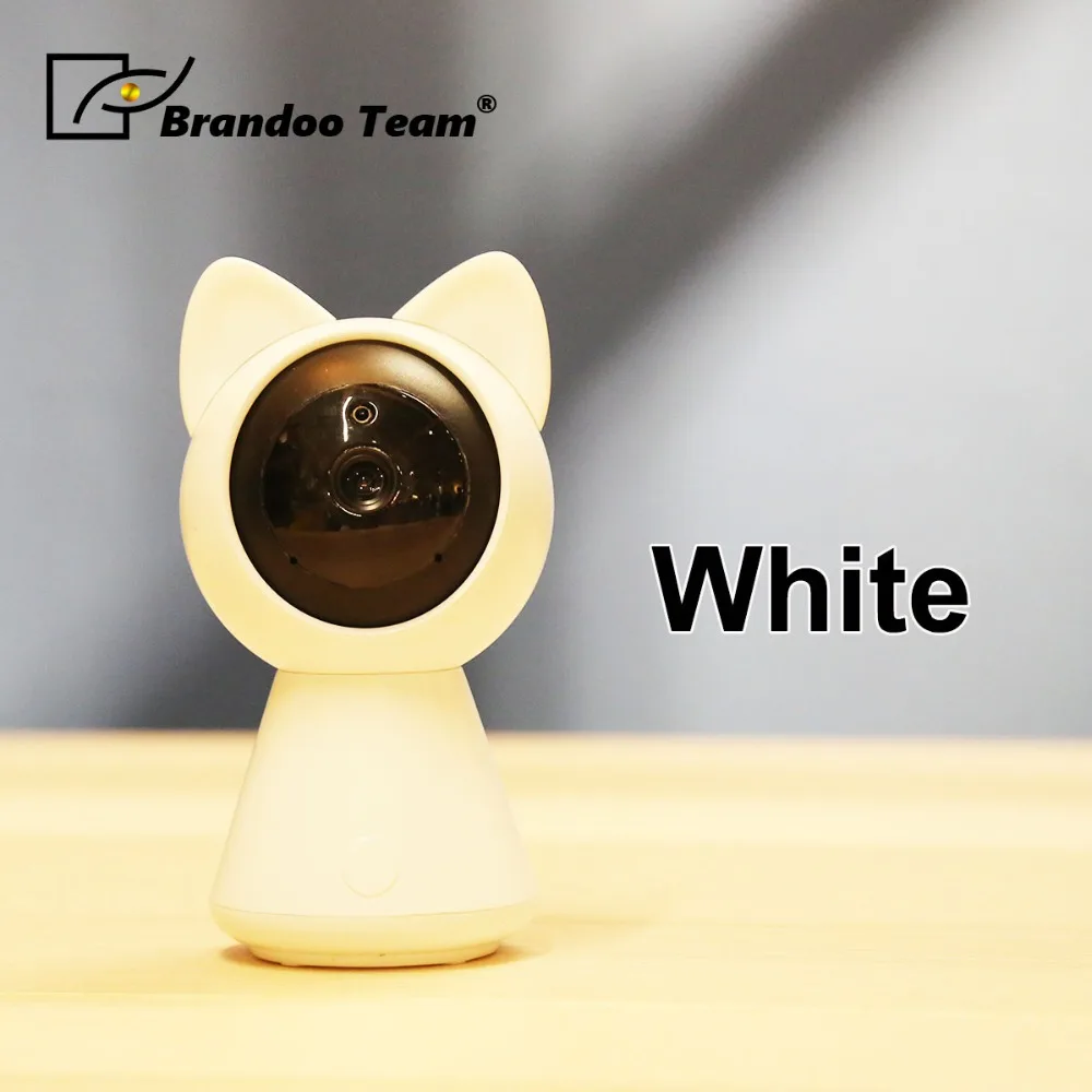

HD 1080P WiFi Cute Cat Smart IP Camera Security WiFi Camera P2P Night vision Motion Detection 2-way Audio+TF Card Slot