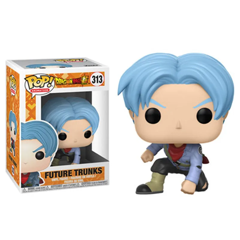

FUNKO POP Official Dragon Ball Z Future Trunks 313 # Vinyl Action Figures Character Model Doll Toys for Boy Birthday Gifts